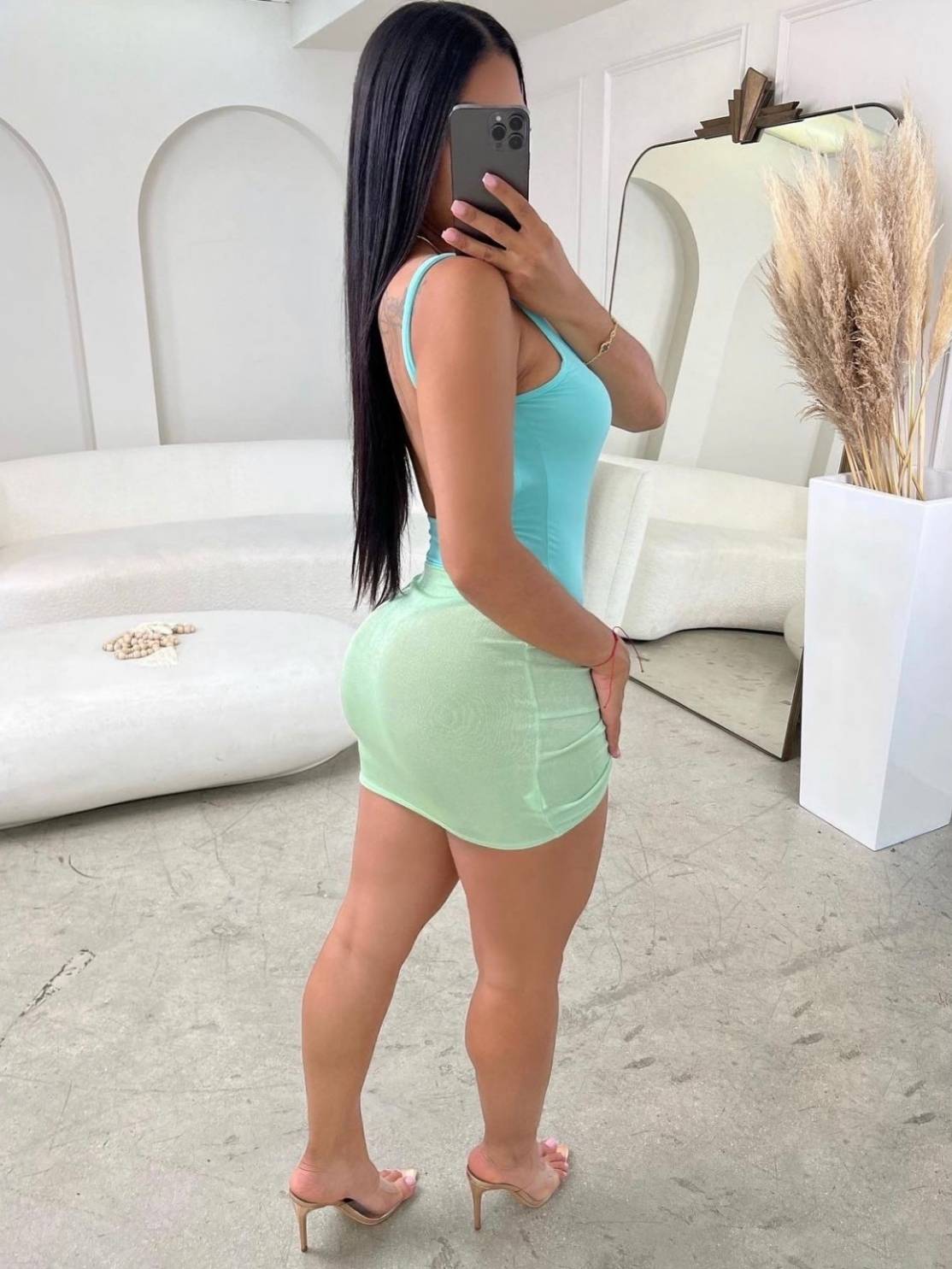 Sleeveless Suspender Jumpsuit Kink Skirt Suit