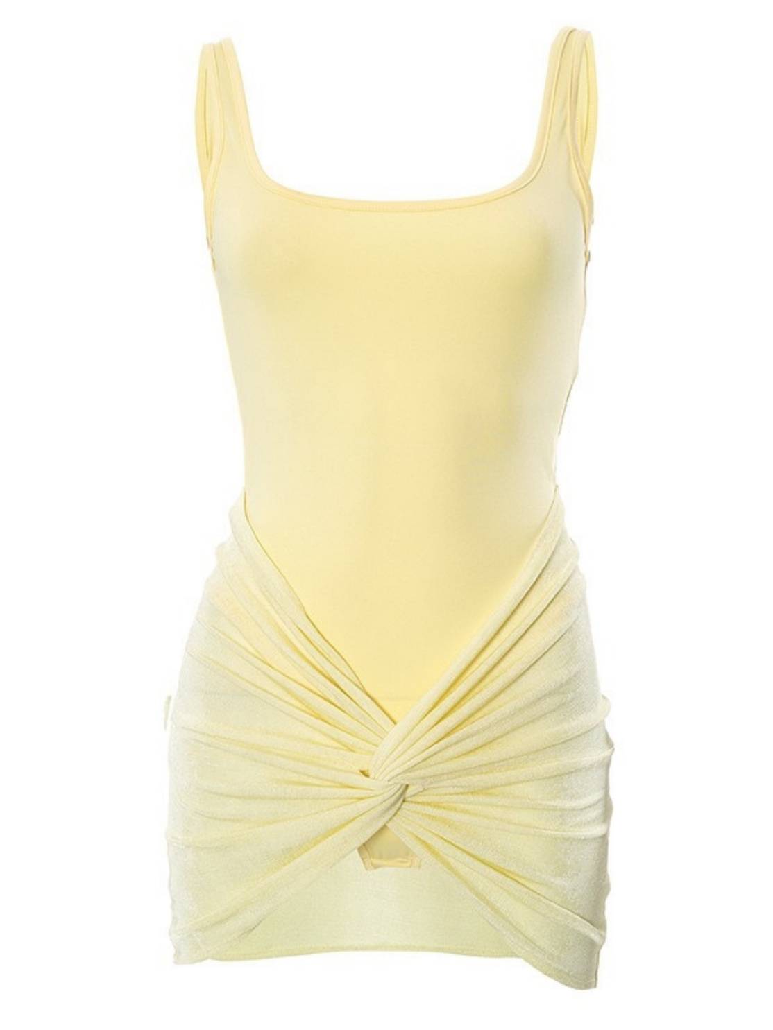 Sleeveless Suspender Jumpsuit Kink Skirt Suit