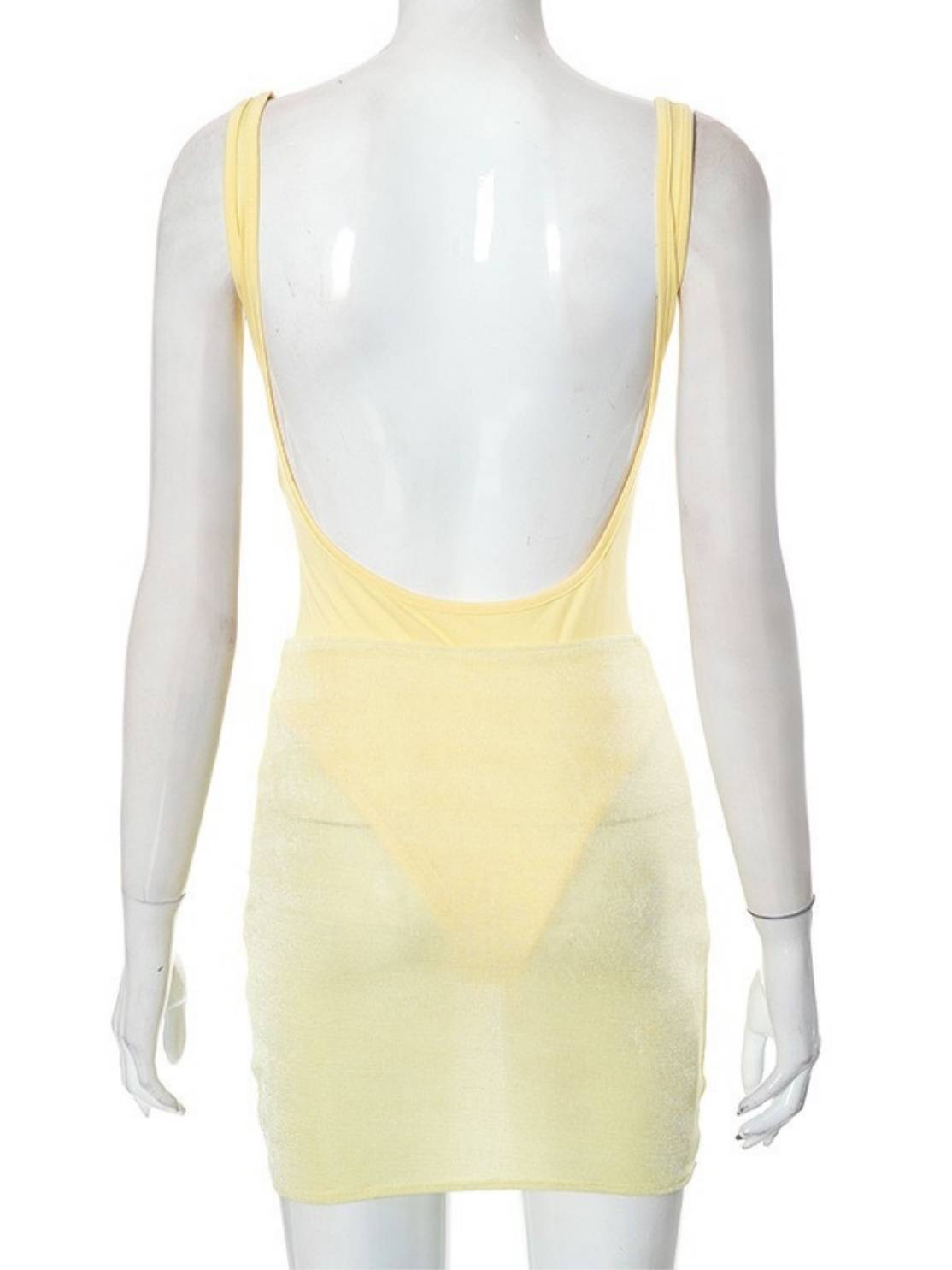 Sleeveless Suspender Jumpsuit Kink Skirt Suit