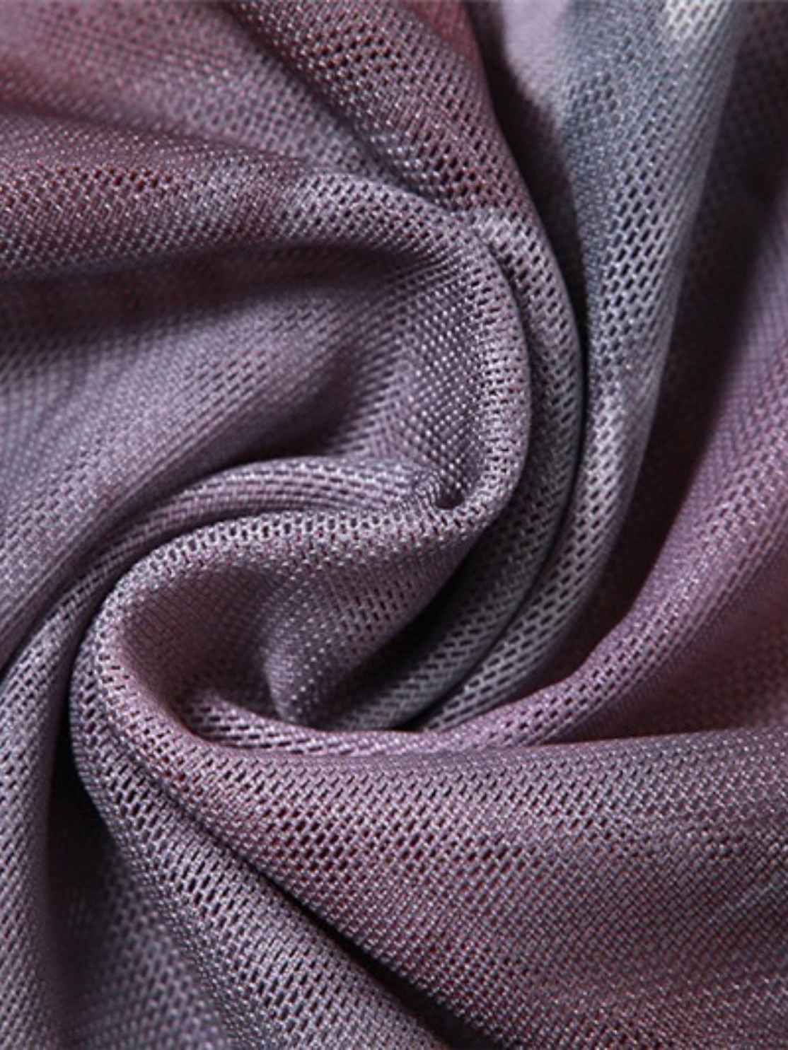 Mesh Printed T-shirt High Waist Skirt Casual Suit