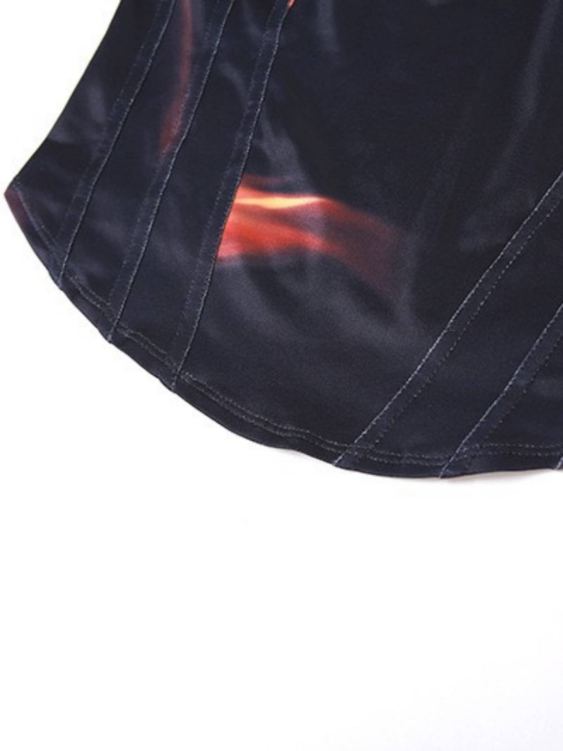 Wrapped Chest Vest & Skirt Suit