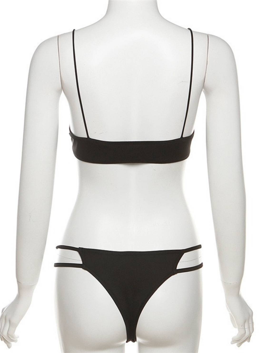 Straps Two Piece Bikini Set