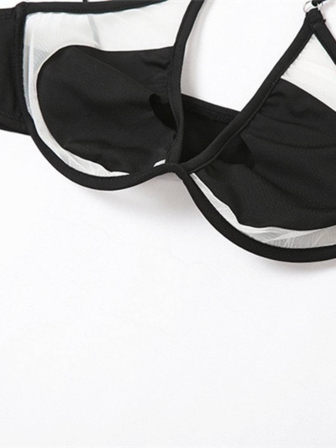 Straps Two Piece Bikini Set