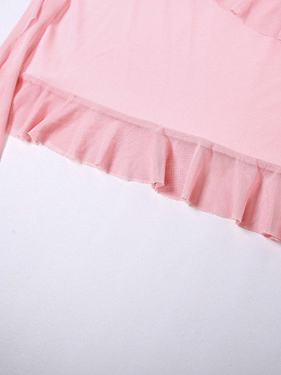 Neckline T-Shirt Slim Fit Hip Skirt Set