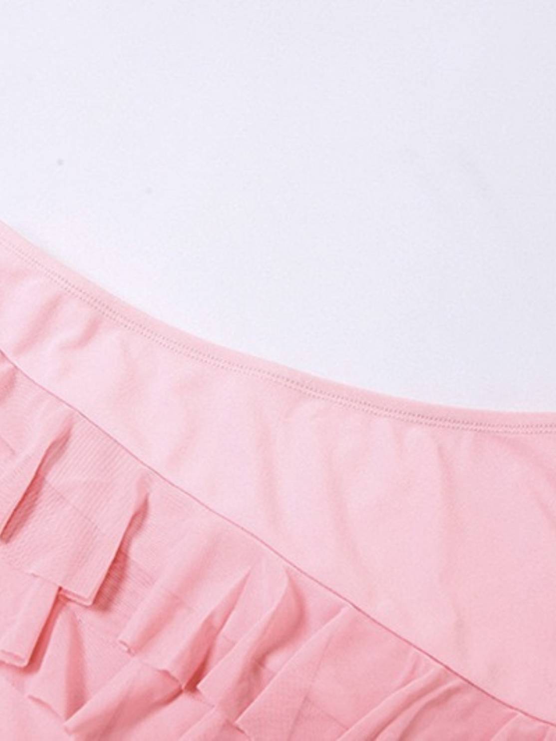 Neckline T-Shirt Slim Fit Hip Skirt Set