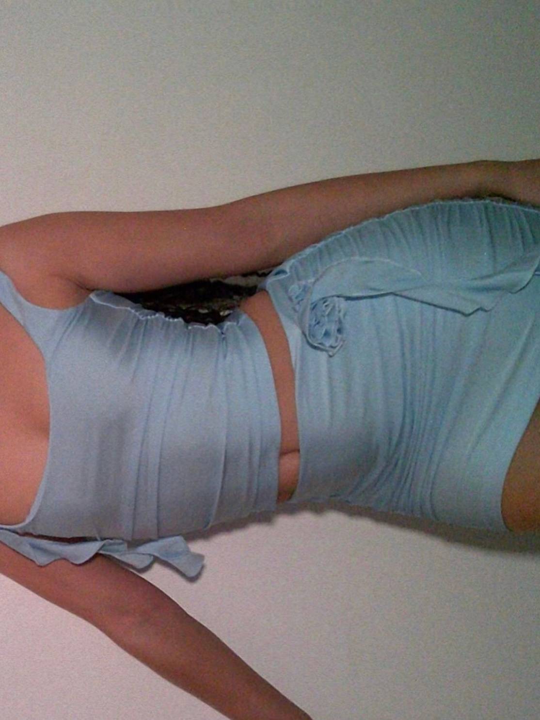 Monochromatic Top & Skirt Set