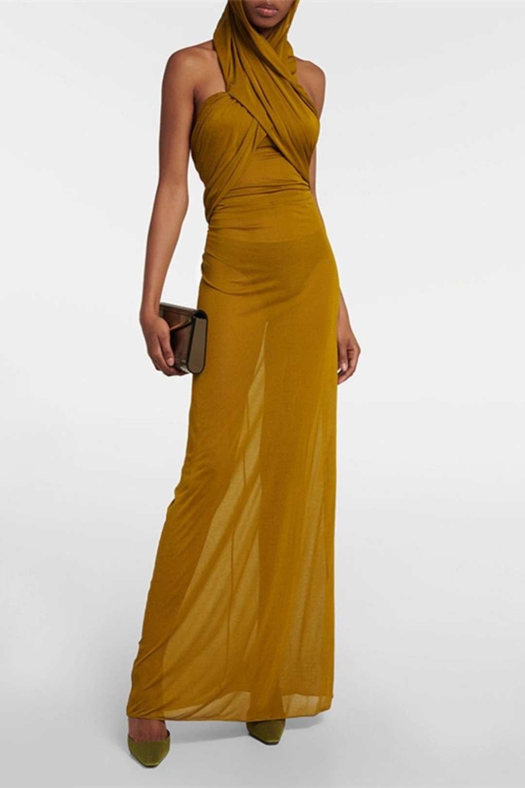 Sleeveless Hooded Sexy Backless High Waist Slim Dress