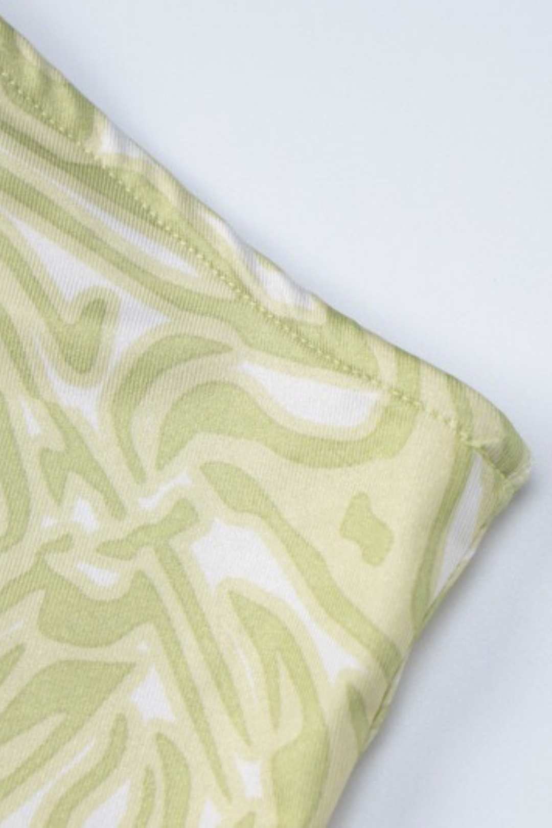 Print Features Sloping Shoulders Irregular