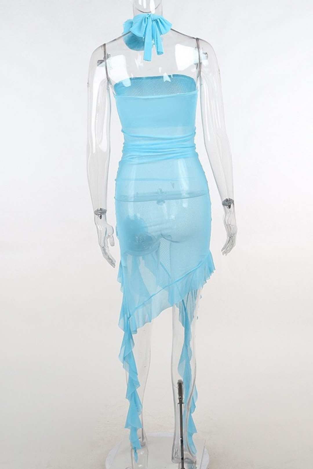 Flower Sexy Waist Bandeau And Hip Dress