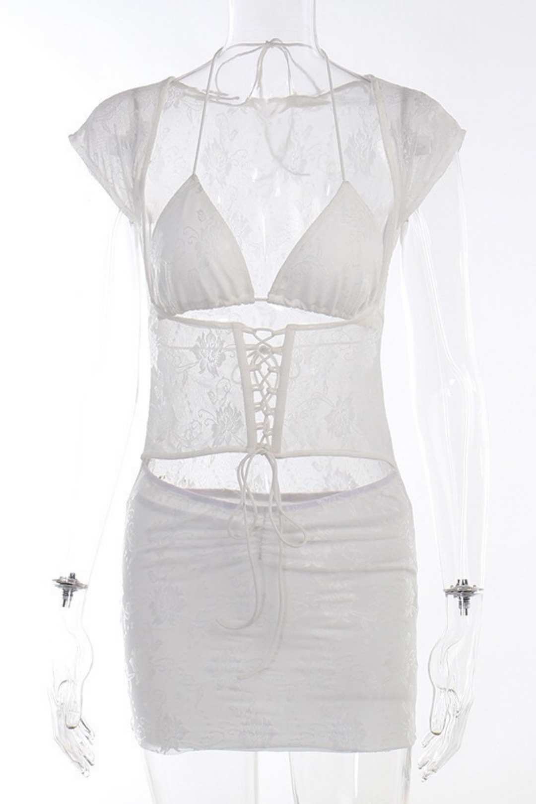 Hot Girls Waist Slimming Breast Sexy Lace