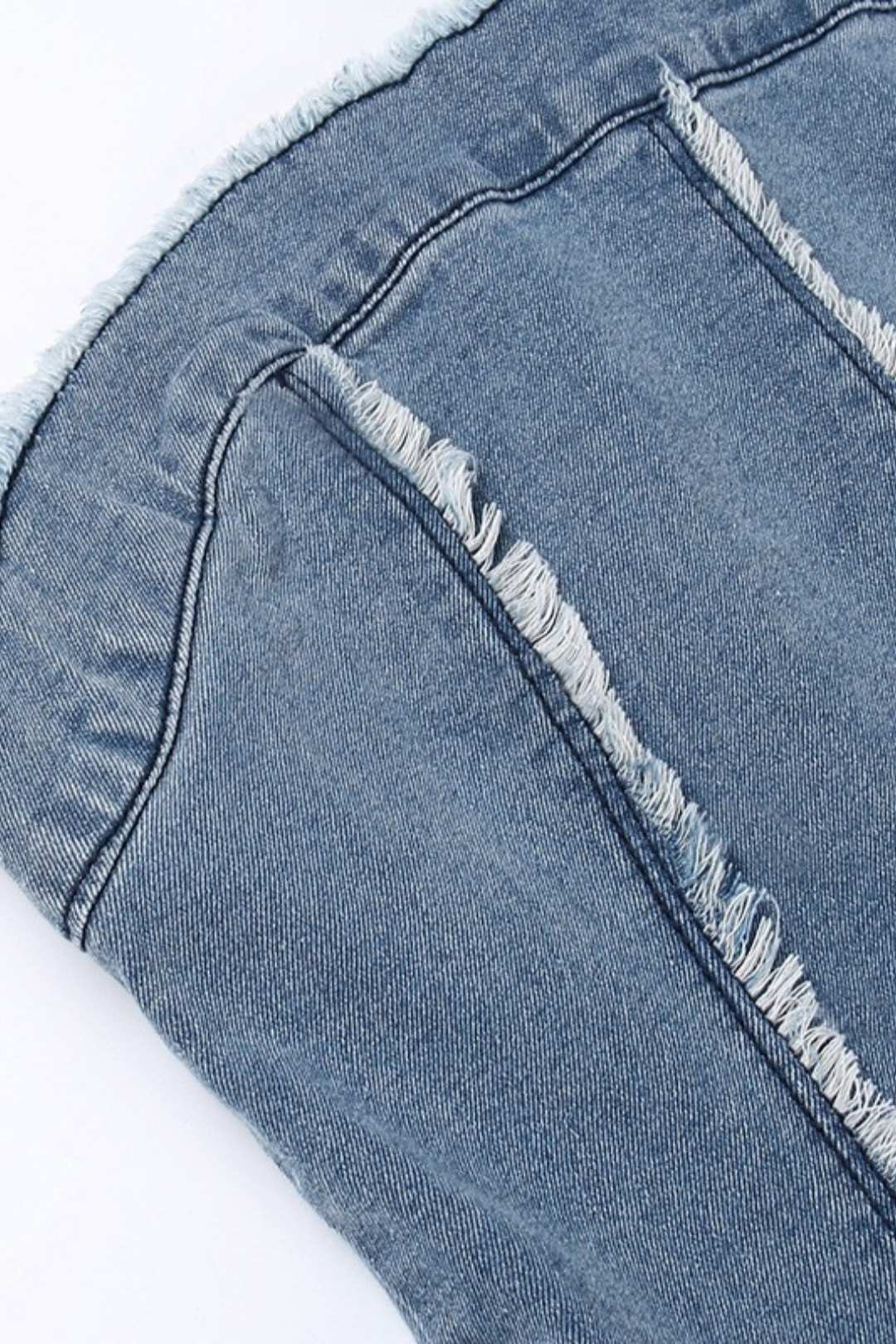 Sexy Slim Fit Ripped Top Denim Tube Top Hip Dress