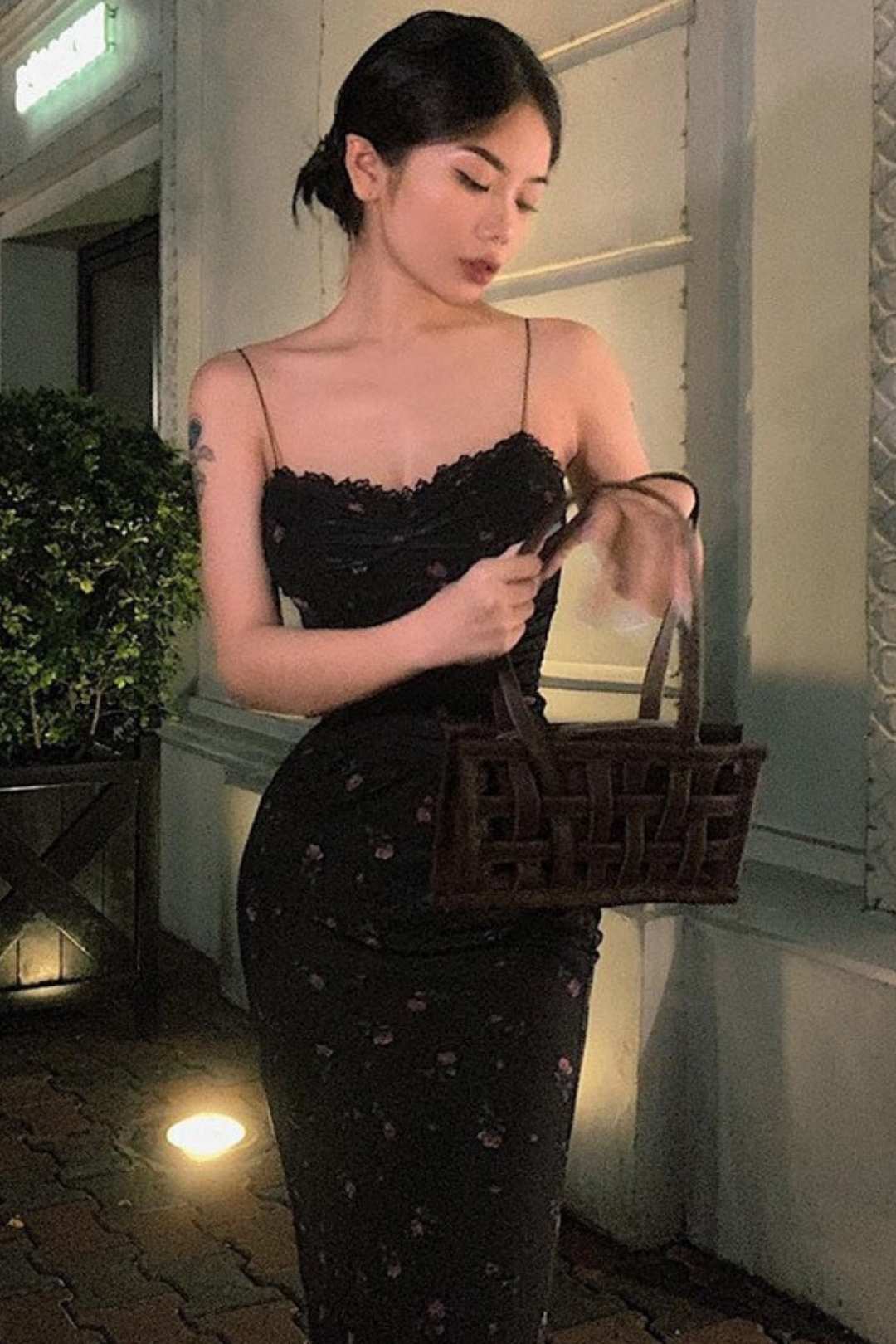 Suspender Pure Desire Printed Dress