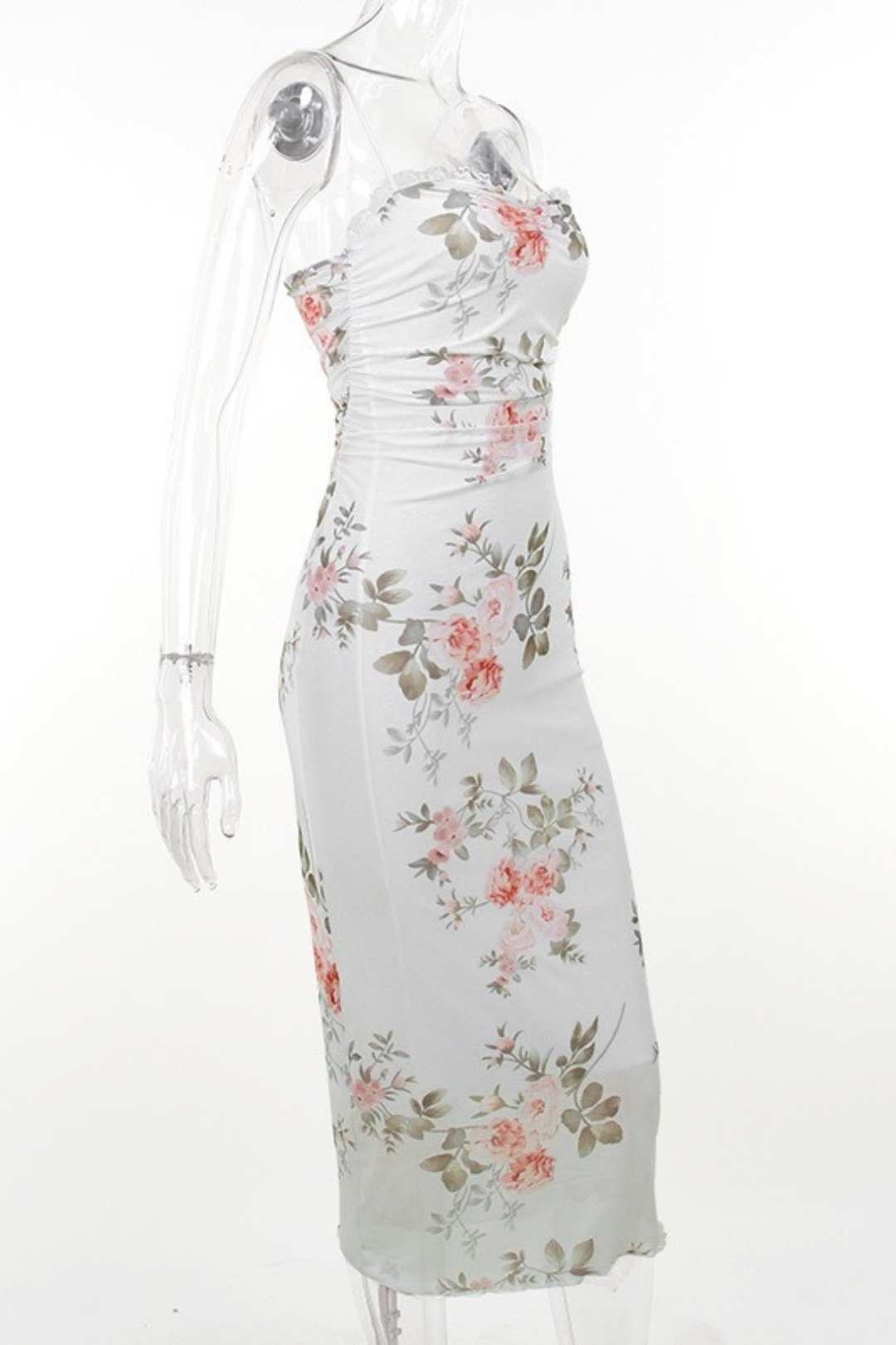 Suspender Pure Desire Printed Dress