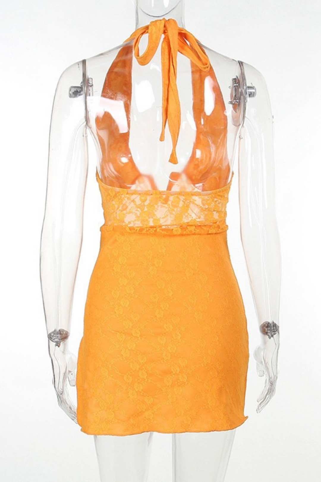 Style Sexy Slim Lace V-neck Split Dress