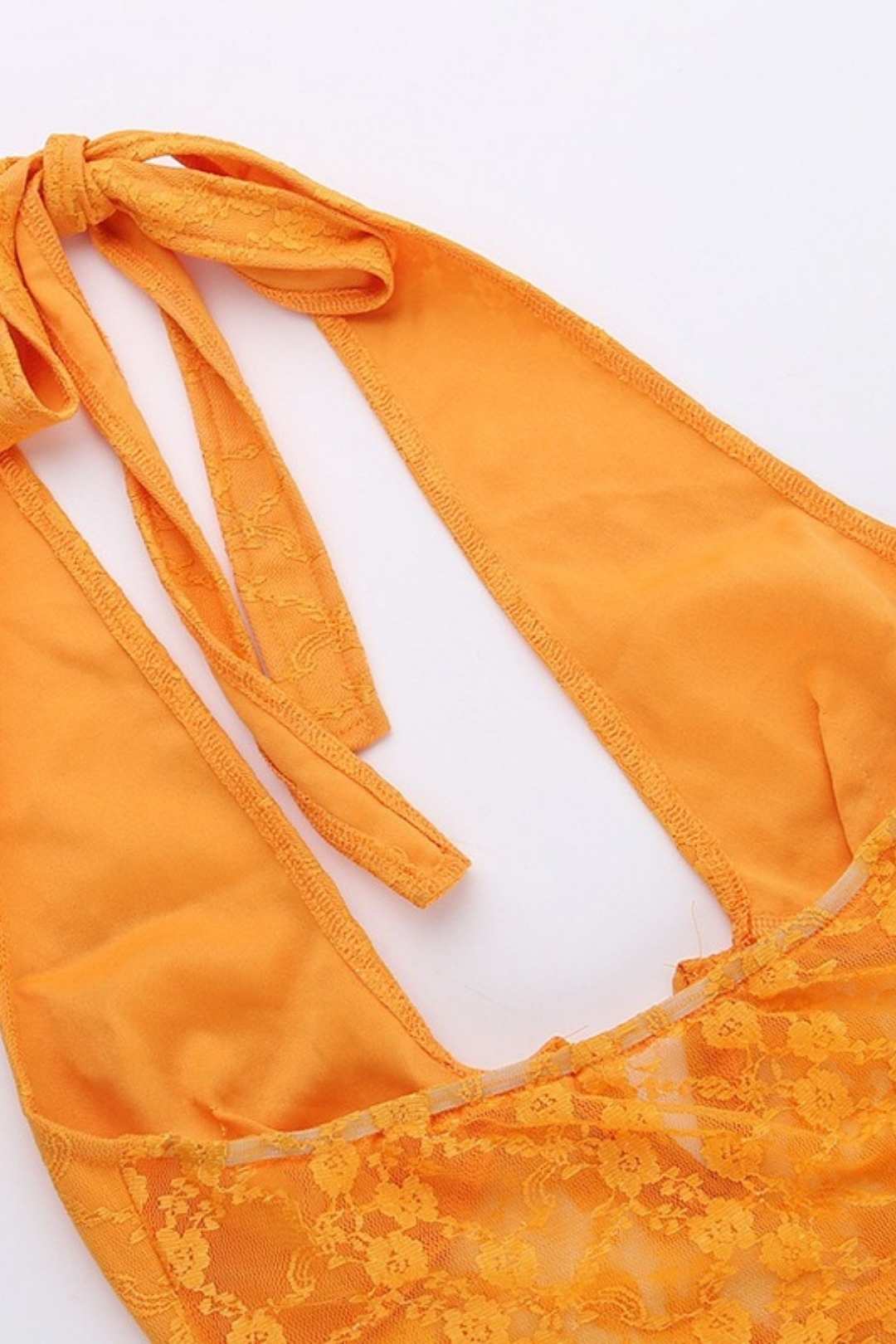 Style Sexy Slim Lace V-neck Split Dress