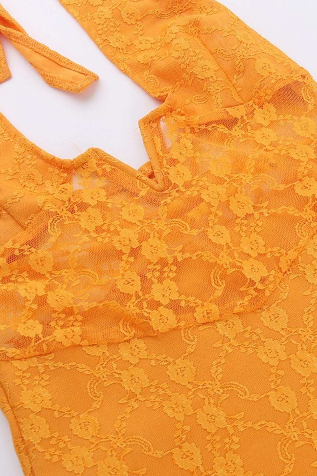 Style Sexy Slim Lace V-neck Split Dress