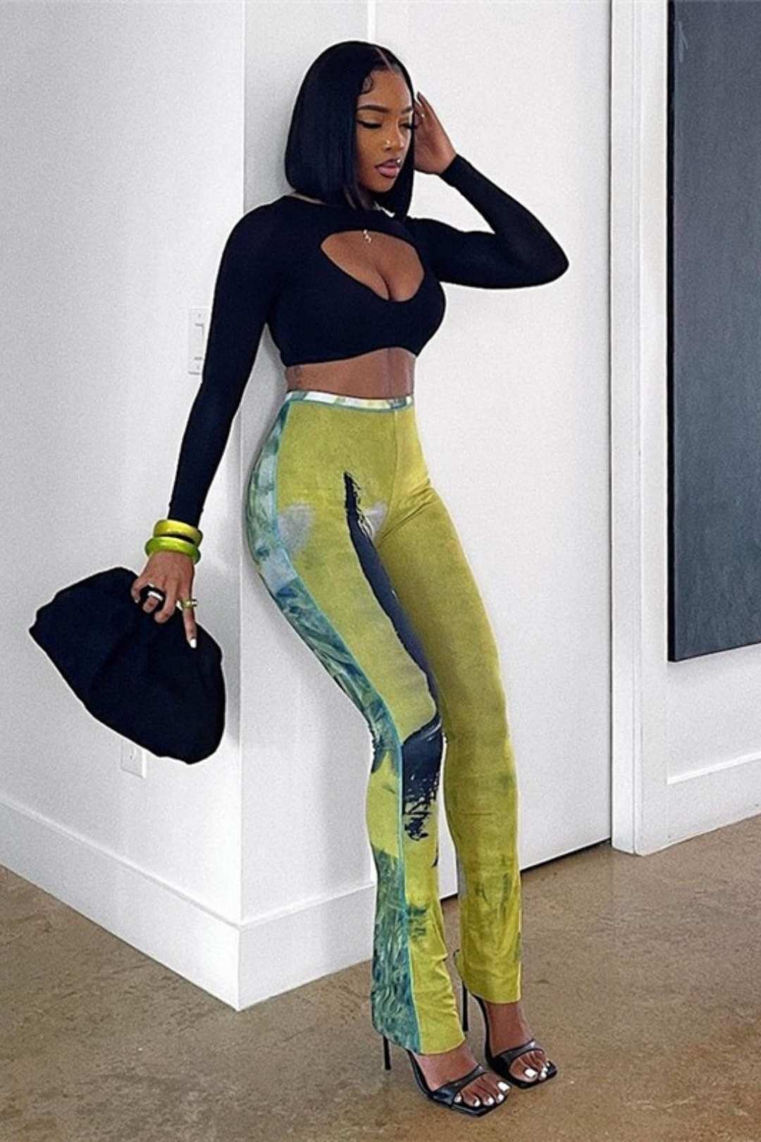 High Waist Hip Lifting Slimming Casual Pants