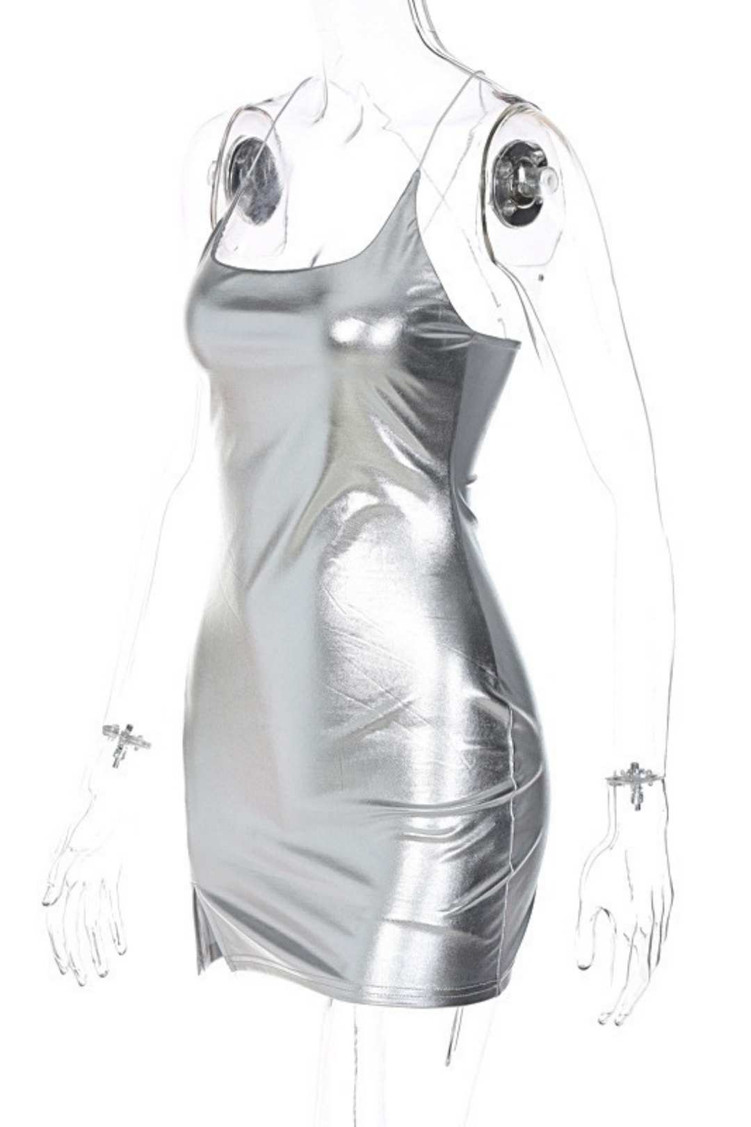 Backless Slit Sexy Party Short Skirt Dress