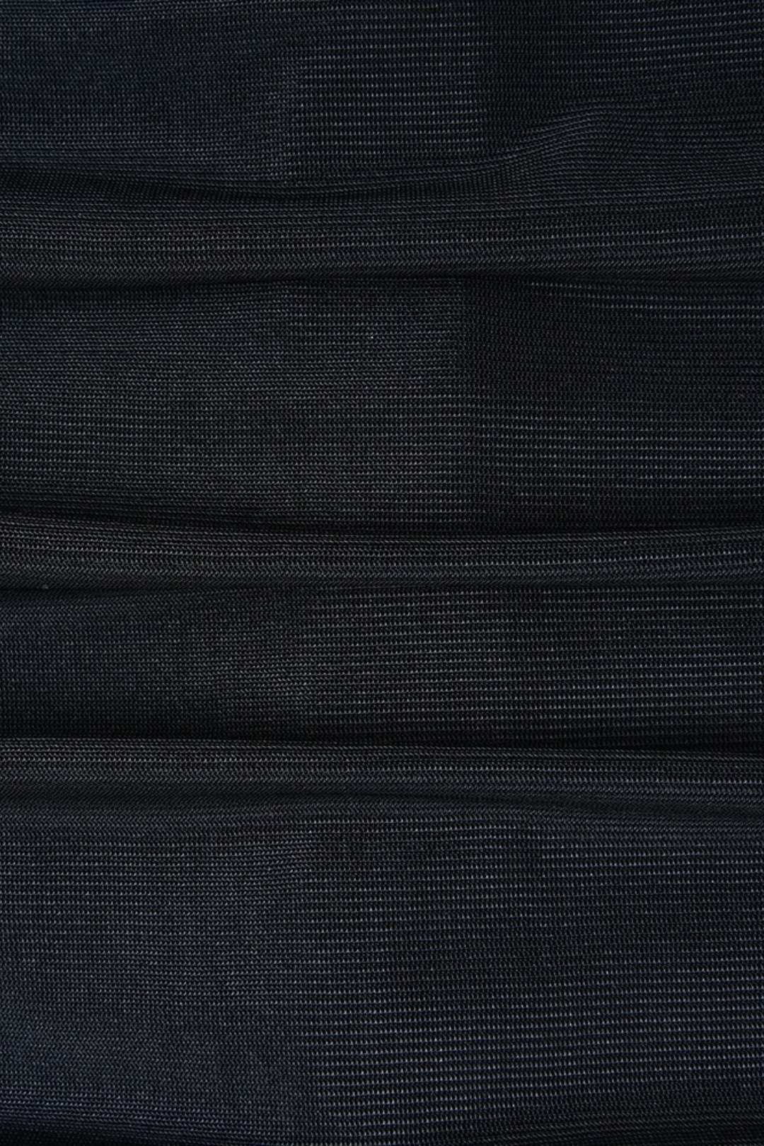 Tight Backless Pleated Midi Skirt