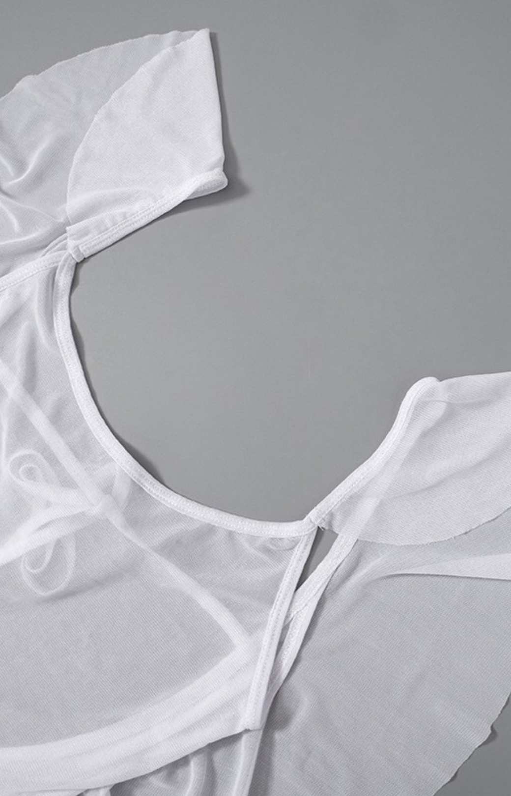 Backless Mesh Micro-transparent Strap Suspender Dress