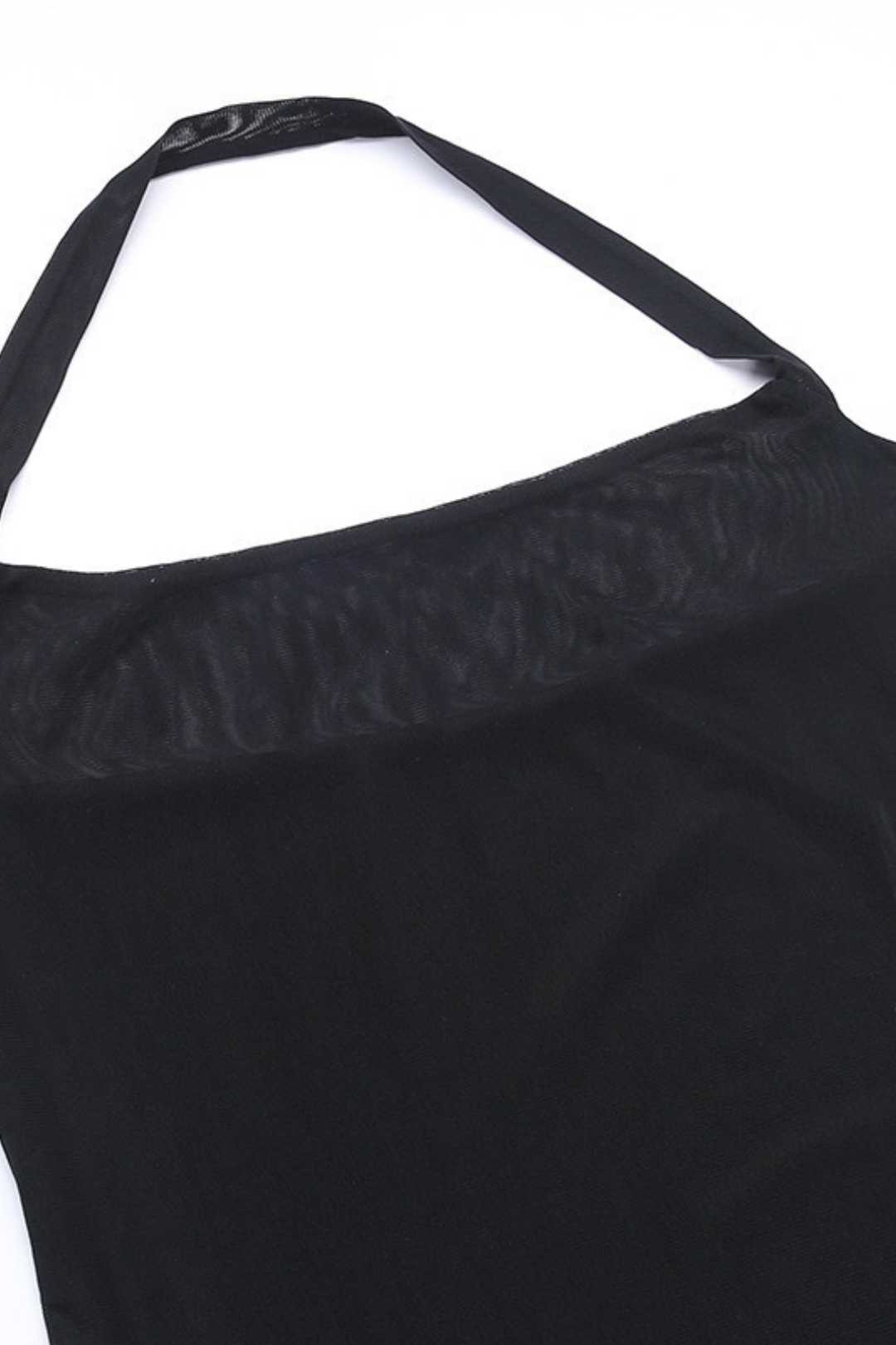 Hottie Sexy Slit Slim Halterneck Dress