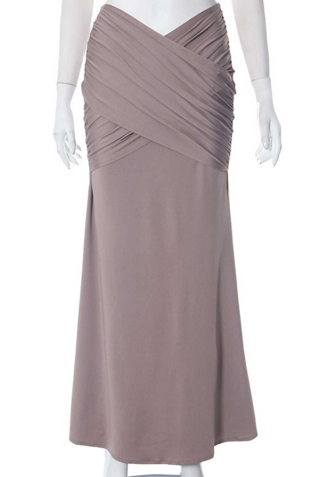 Long-sleeved Chest-wrapped Long Skirt Fashion Hot Girl Suit