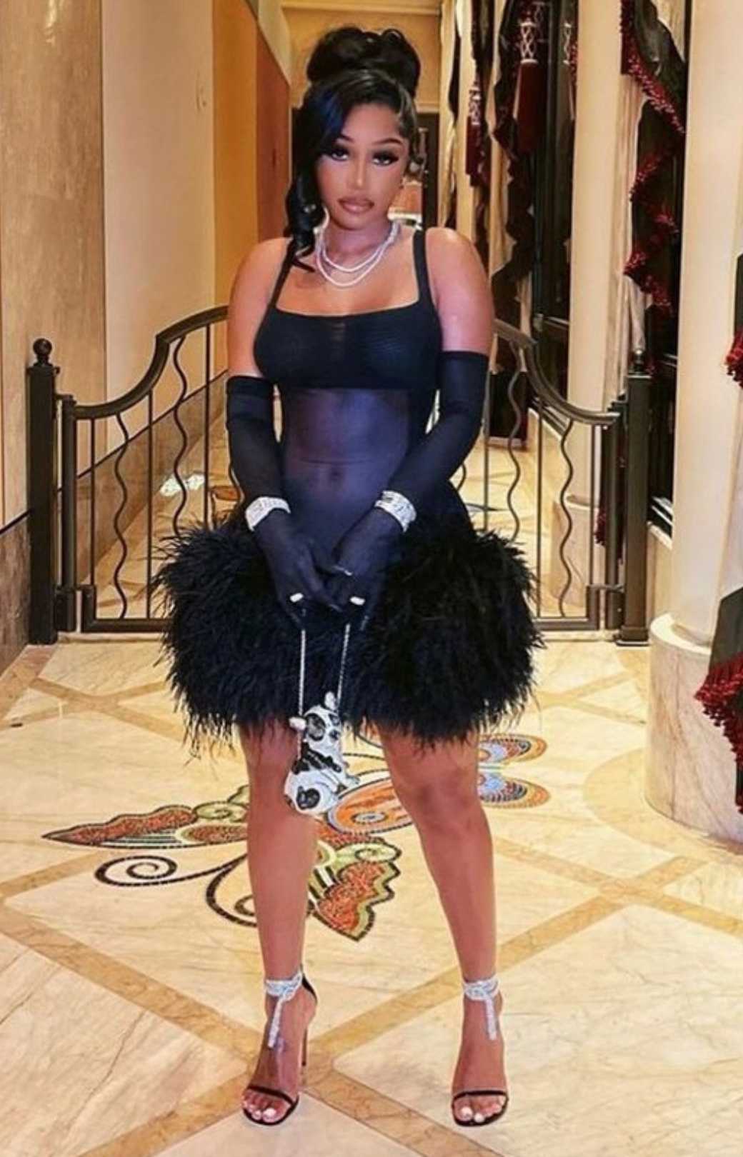 Spring Strapless Backless Slim Hip Skirt