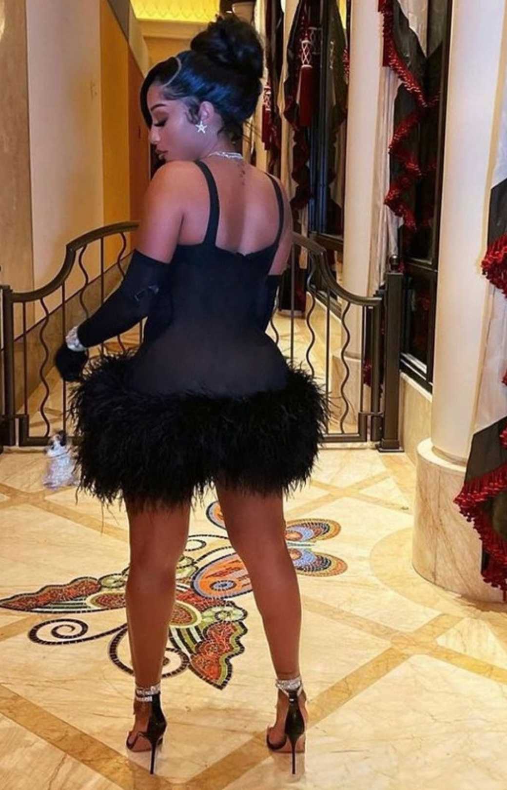 Spring Strapless Backless Slim Hip Skirt