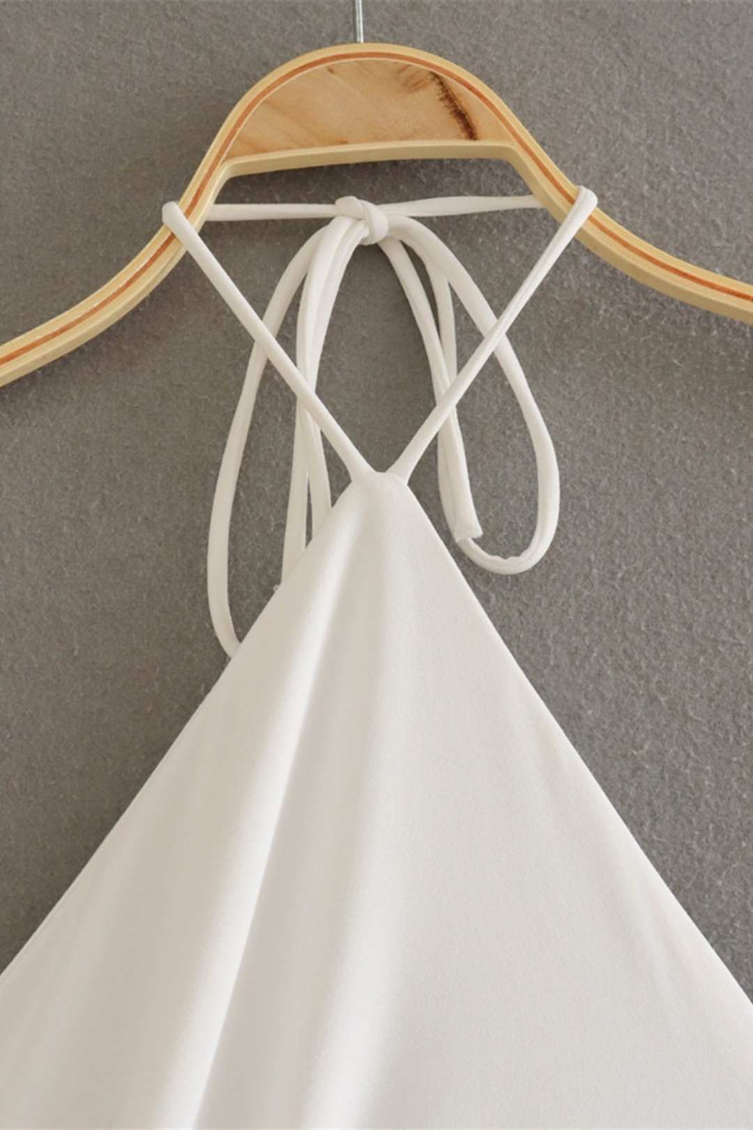 Open Waist Design Halter Neck Long