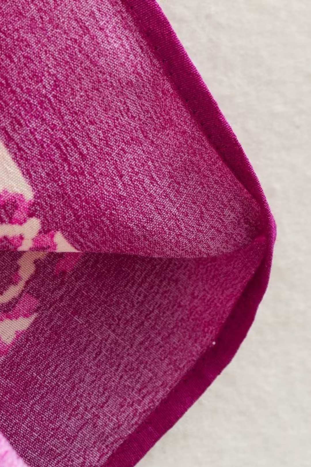 Stand Collar Printed Single Breasted Loose