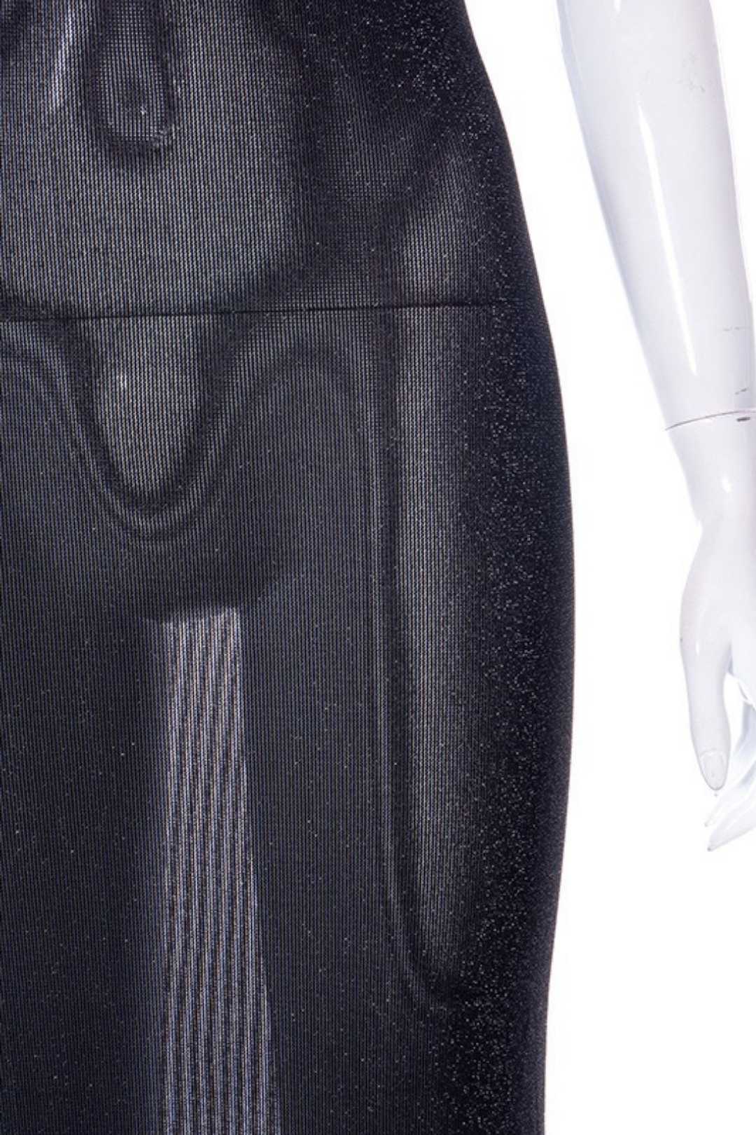 Low-cut Solid Color Mesh Tube Top Dress