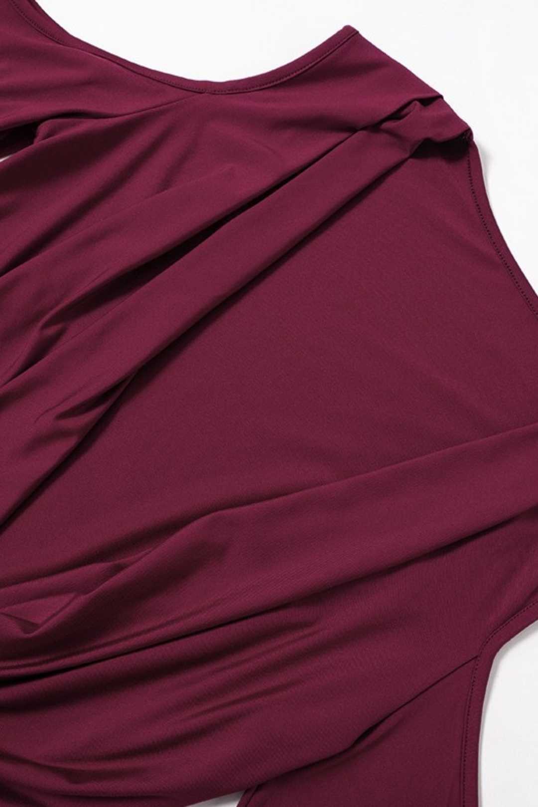 Long-sleeved Off-shoulder Hot Girl Dress