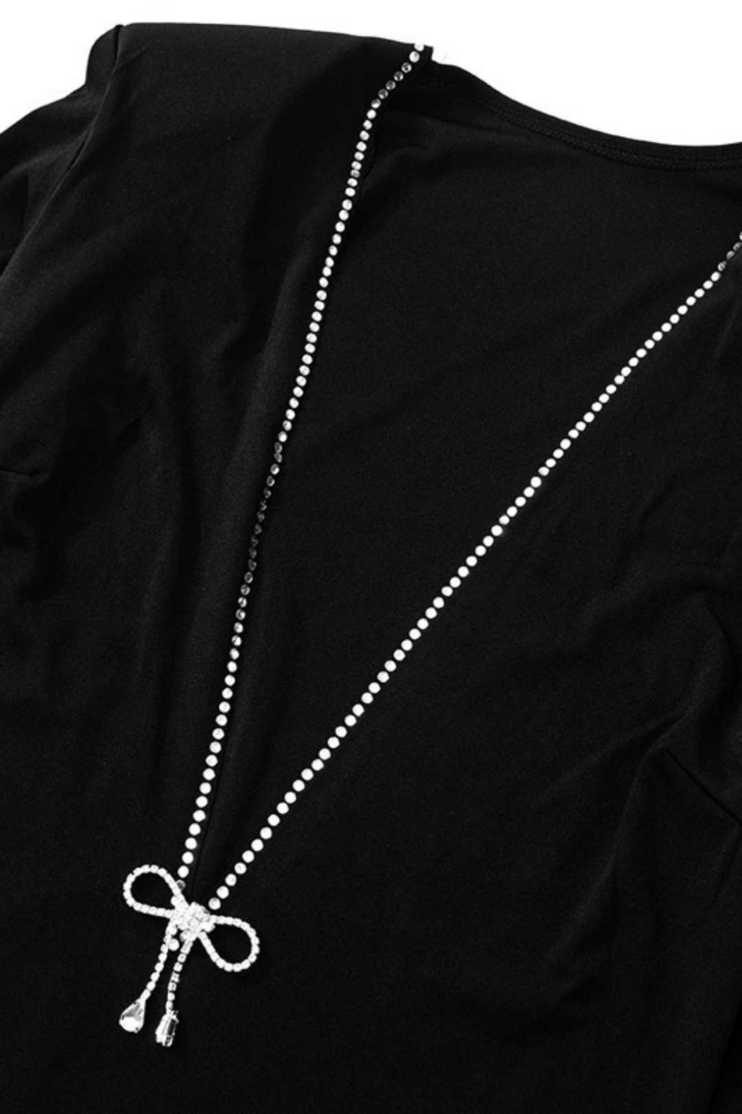 V-neck Long-sleeved Fashion Hot Girl Dress