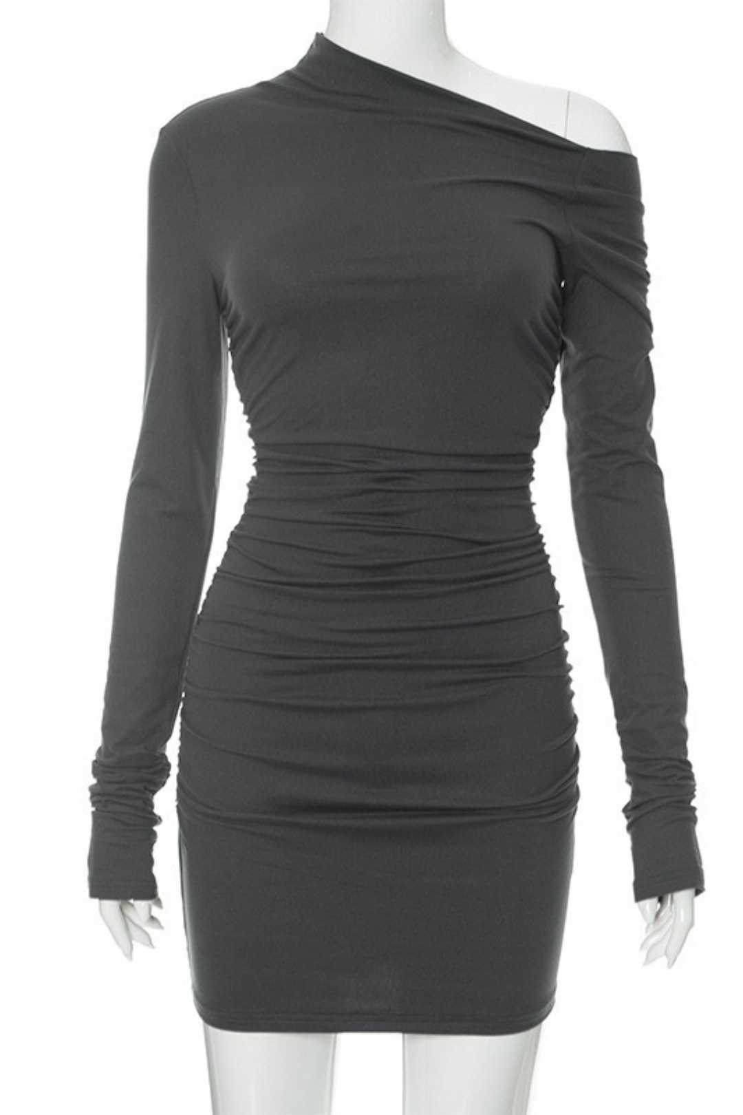 Long-sleeved Slim Hot Girl Dress
