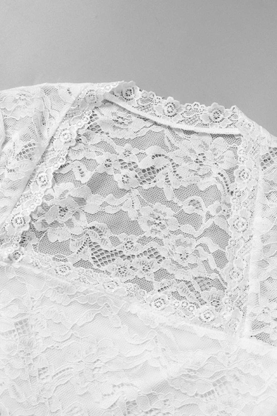 See-through Slim Sexy Lace Dress