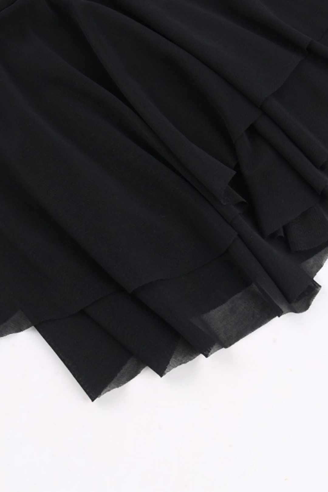 Temperament Flower One-shoulder Mesh Long-sleeved Dress