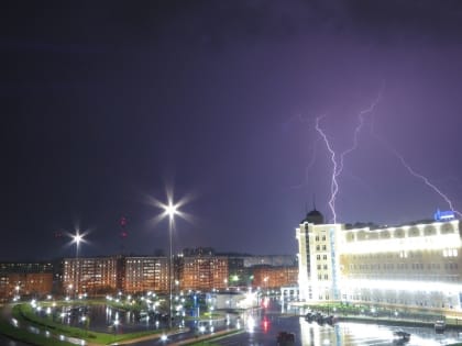 Сильные дожди, гроза и шквалистый ветер!