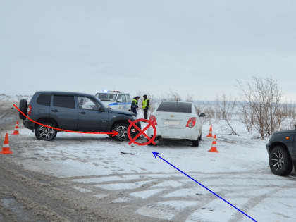 В Воркуте мужчина и женщина на двух Chevrolet не поделили «кольцо»