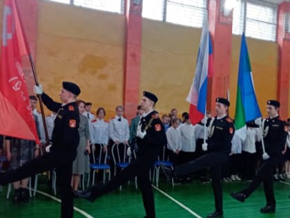 Эстафету «Знамя Победы» передали школе №31