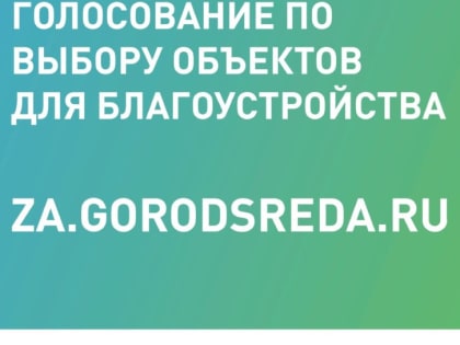 Голосуем за благоустройство общественных территорий в 2024 году!