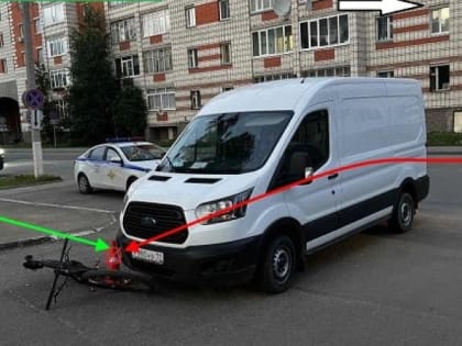 Дорожно-транспортное происшествие в Сыктывкаре: велосипедист пострадал после наезда микроавтобуса