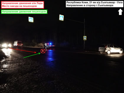 Двое мужчин попали под машину на дороге в Зеленец