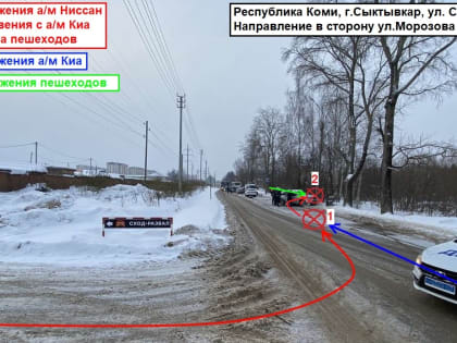 В Сыктывкаре иномарка сбила женщину с новорожденным в коляске