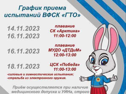 Центр тестирования ВФСК ГТО г. Воркуты приглашает жителей города на выполнение и перевыполнение силовых и гимнастических испытаний комплекса ГТО