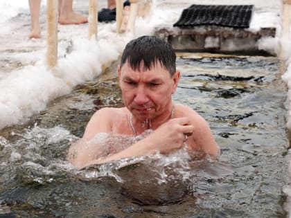 Воркутинцы бодро отметили Крещение