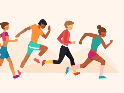 Легкоатлетическая эстафета, посвященная Дню Победы