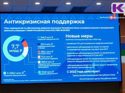 Предпринимателям Коми возместят части затрат на приобретение сырья и материалов, а также промышленного оборудования