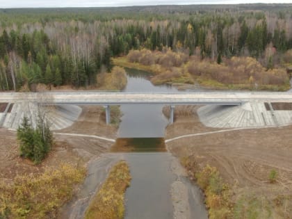 Итоги 2023 года: в Коми построили новый мост под современные нагрузки