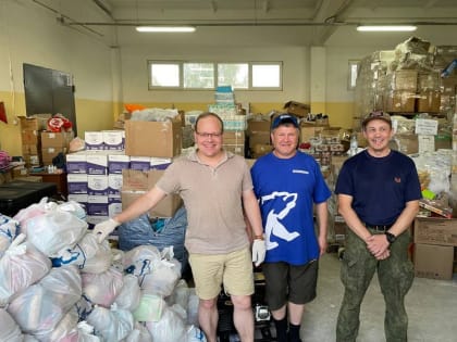 Волонтеры из Коми помогают Курской области