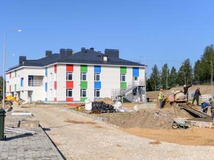 Строительство нового детского сада в Бакуре близится к завершению